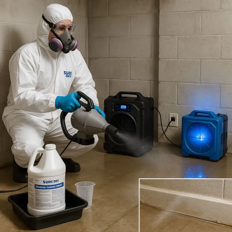 Sanitization and Odor Removal process in Hemlock, MI