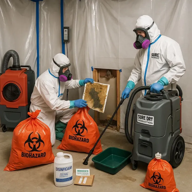 Contaminated Water Handling Protocols process in Hemlock, MI
