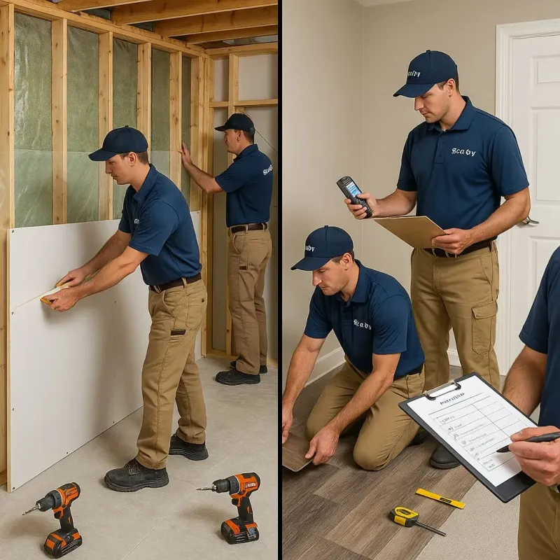 Repairs and Reconstruction process in Hemlock, MI